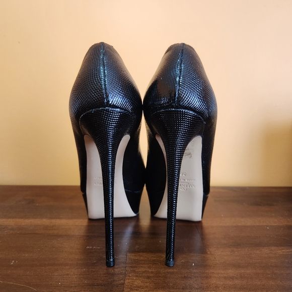 VALENTINO GARAVANI Platform Heels,  Black Size 38 - Picture 5 of 7
